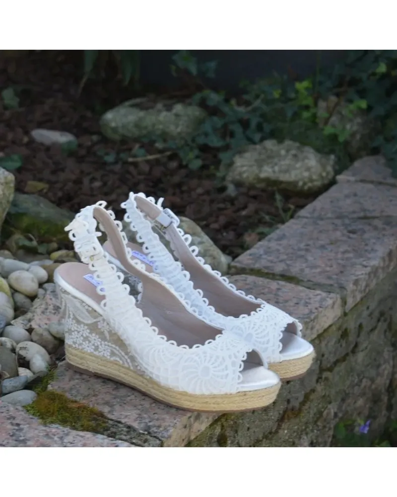 White LIDIA espadrilles