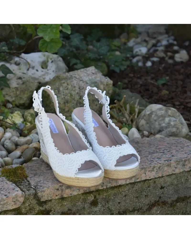 White LIDIA espadrilles