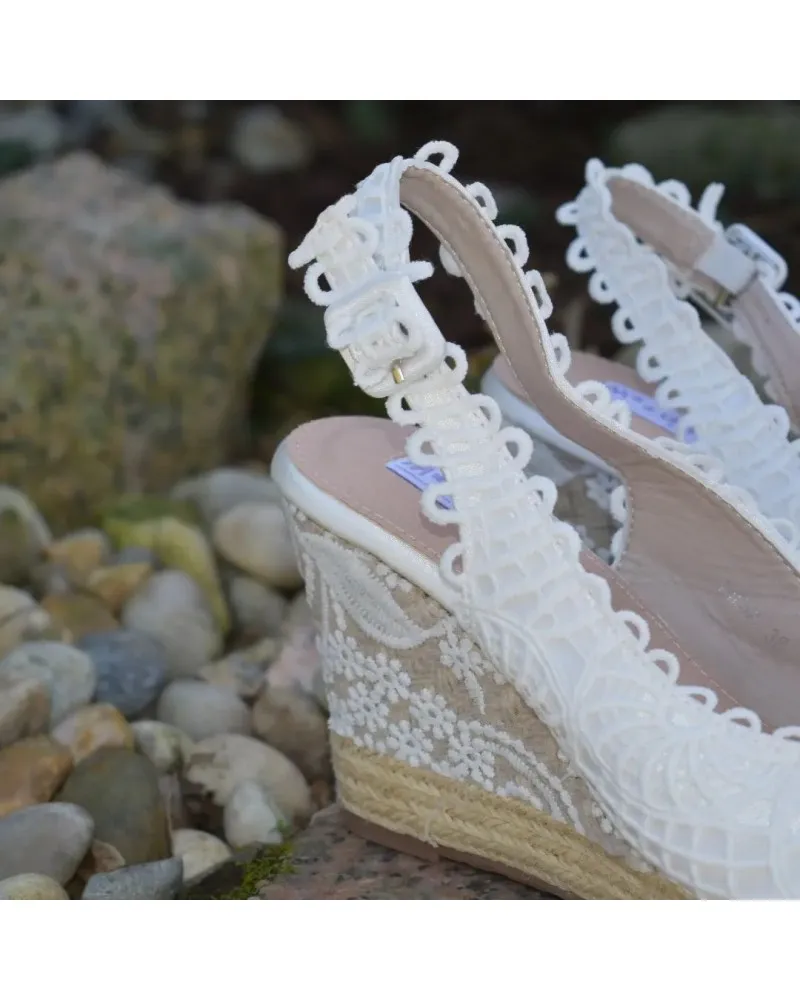 White LIDIA espadrilles