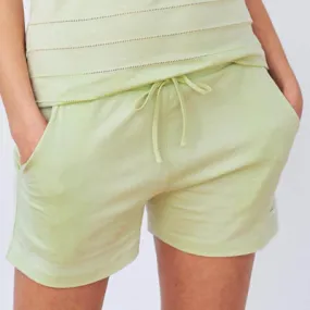 Pantalón corto pijama 100% algodón orgánico, Azul