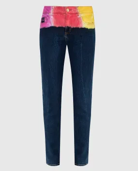Versace Jeans Couture Tie-dye Slim Fit Denim